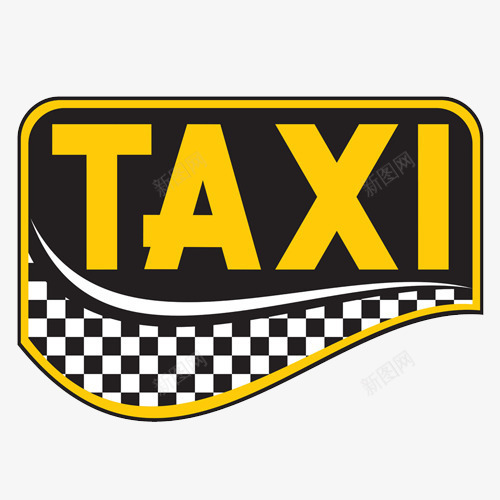 出租车标志png免抠素材_88icon https://88icon.com 交通工具 卡通 可爱出租车 司机 小车 手绘 的士