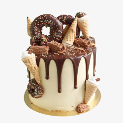 芝士蛋糕甜甜圈蛋卷巧克力慕斯蛋糕高清图片