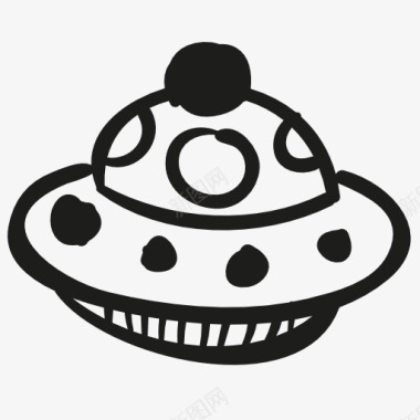 UFO太空飞船图标图标