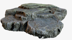 三维立体岩石漂浮高清图片