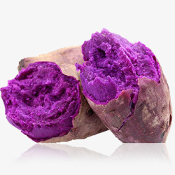 紫薯食物紫色红薯高清图片
