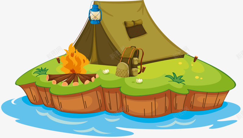 海边的房屋png免抠素材_88icon https://88icon.com 帐篷 房屋 河水 绿草