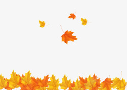 宣传单设计模板秋季枫叶背景高清图片