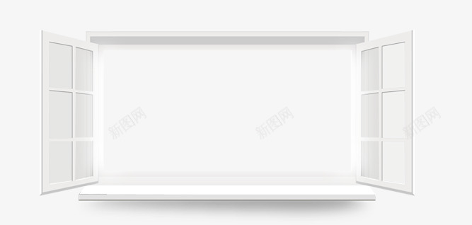 白色窗户png免抠素材_88icon https://88icon.com 房子 白色窗户 白色窗框 窗户