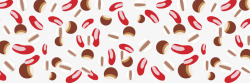大芡实红豆薏米芡实手绘01高清图片