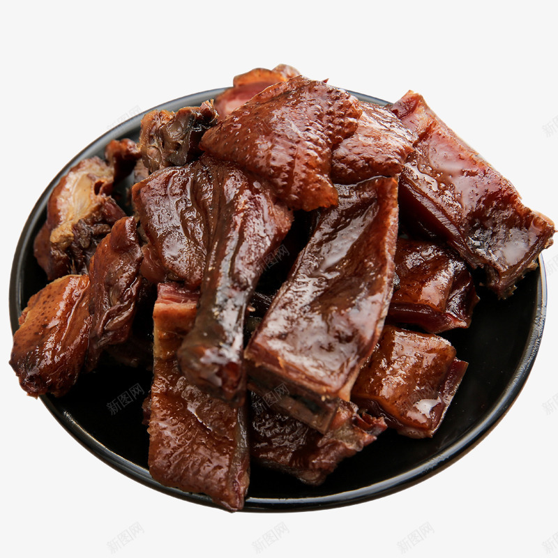 卤味鸭肉一盘png免抠素材_88icon https://88icon.com 卤味 卤菜 肉 鸭肉