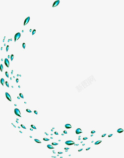 漂浮的雨滴绿宝石高清图片