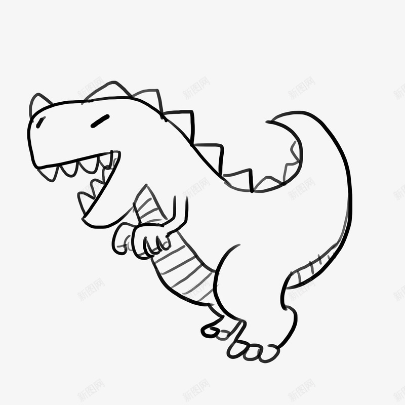 卡通恐龙psd免抠素材_88icon https://88icon.com PNG图 PNG图下载 儿童画 创意卡通 动物插图 卡通 卡通插图 恐龙 插图 简笔画 简笔画恐龙