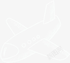 飞机png免抠素材_88icon https://88icon.com 手绘飞机 粉笔画 黑板报