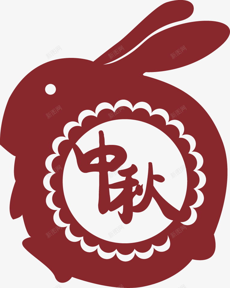 中秋玉兔矢量图ai免抠素材_88icon https://88icon.com 中秋玉兔卡通矢量组合免费下载 中秋节 兔子 月亮 矢量图