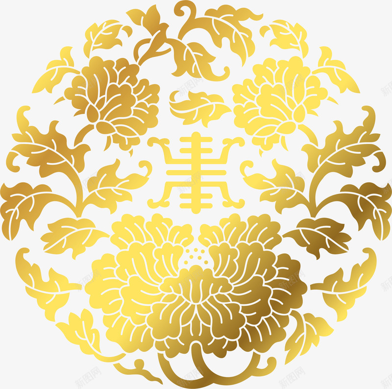 金色国庆花png免抠素材_88icon https://88icon.com 卡通国庆花 卡通花朵 国庆花素材 矢量花朵 花朵