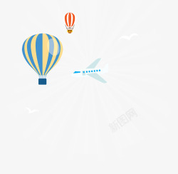 毕业季旅行主题卡通素材