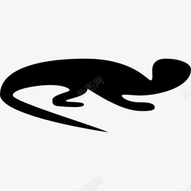 蜥蜴免抠PNG蜥蜴面对权利图标图标