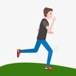 健身主题红色运动鞋男士跑步健身主题矢量图高清图片