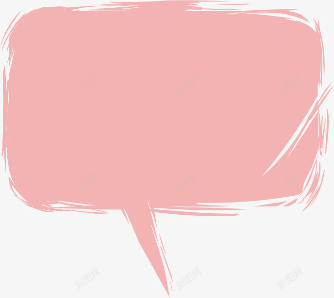 粉色对话框矢量图ai免抠素材_88icon https://88icon.com AI 卡通 对话框 手绘 涂鸦 粉红 粉色 线条 长方形 矢量图
