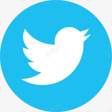 鸟标志社会社交媒体鸣叫推特ic图标图标