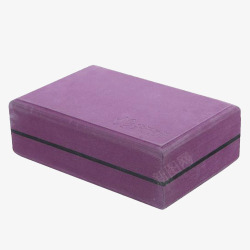 紫色泡沫材质瑜伽砖素材