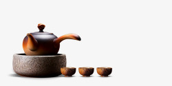 茶文化矢量素材茶壶禅意的写照高清图片