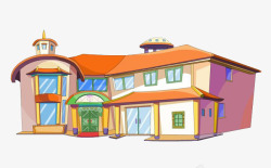 彩色住宅卡通房屋高清图片
