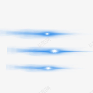 扇贝标签蓝色光晕元素图图标图标