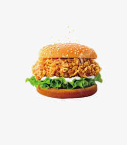 汉堡可乐套餐美味麦乐鸡腿排汉堡高清图片