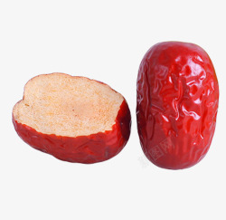 红色餐饮实物小枣展示高清图片