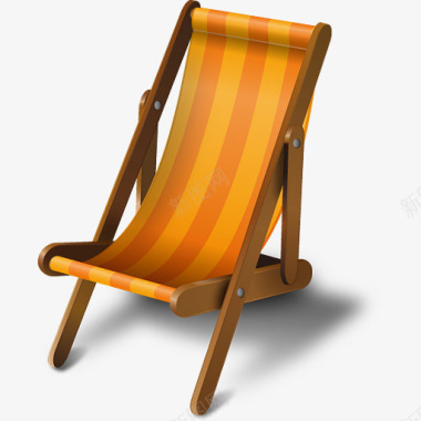 沙滩木板图片beachchairicon图标图标