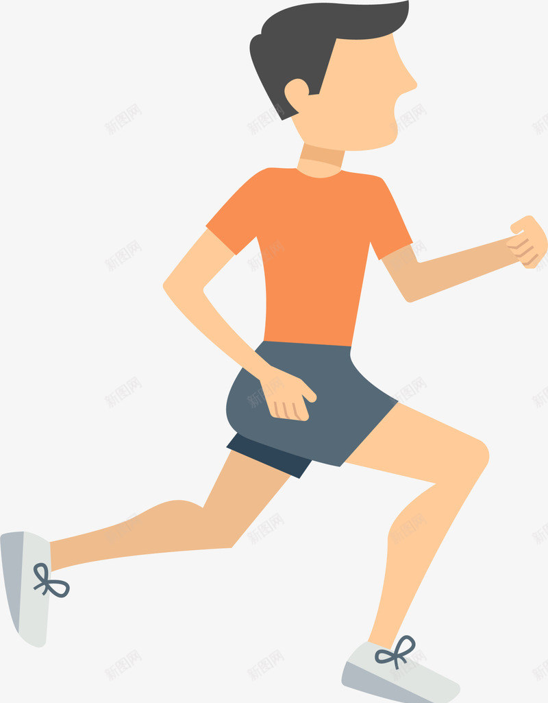 人物插画奔跑的人png免抠素材_88icon https://88icon.com 人物插画 奔跑的人 快速奔跑 男人 跑步 飞速奔跑