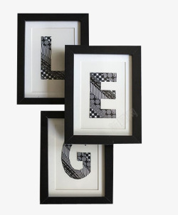 美式家居装饰品字母装饰画高清图片