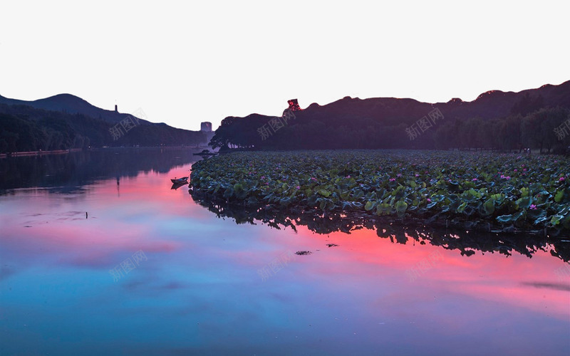 夕阳西下的西湖景色png免抠素材_88icon https://88icon.com 杭州 杭州风景 素材 西湖 风景