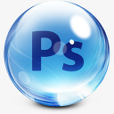 桌面水晶软件桌面网页图标透明水珠ps图标
