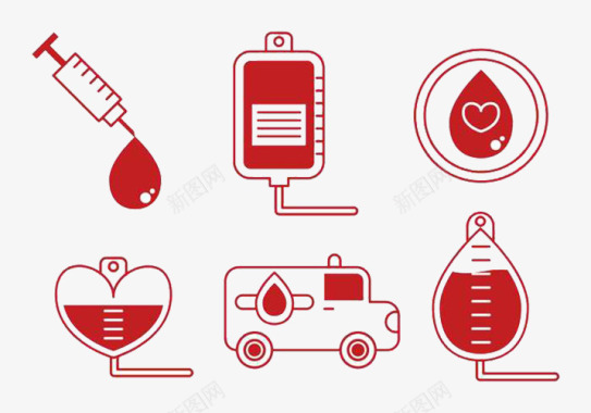 玩具救护车打针抽血输液救护车图标图标