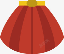 短裙图标红色短裙图标高清图片