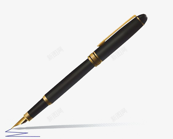 黑色钢笔png免抠素材_88icon https://88icon.com 开学季 手写笔 线条 钢笔 钢笔元素 钢笔图案 钢笔素材