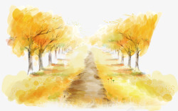 季节金色秋天高清图片
