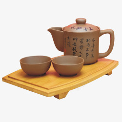 紫砂创意茶壶茶杯素材