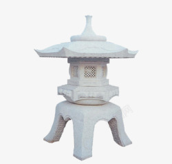 日式庭院日式石灯高清图片