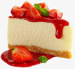 烘焙蛋糕素材草莓蛋糕高清图片