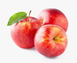 成熟的红苹果素材