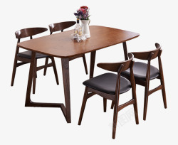 中式室内设计新中式餐桌椅高清图片