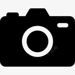 灰色相机图标数码单反相机图标高清图片
