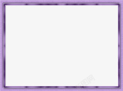 紫色线条木纹相框素材