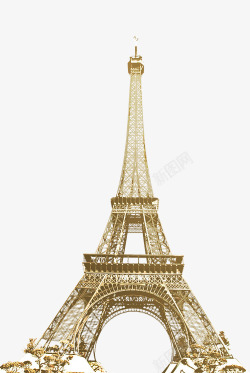 法国凯旋门风情巴黎埃菲尔铁塔高清图片