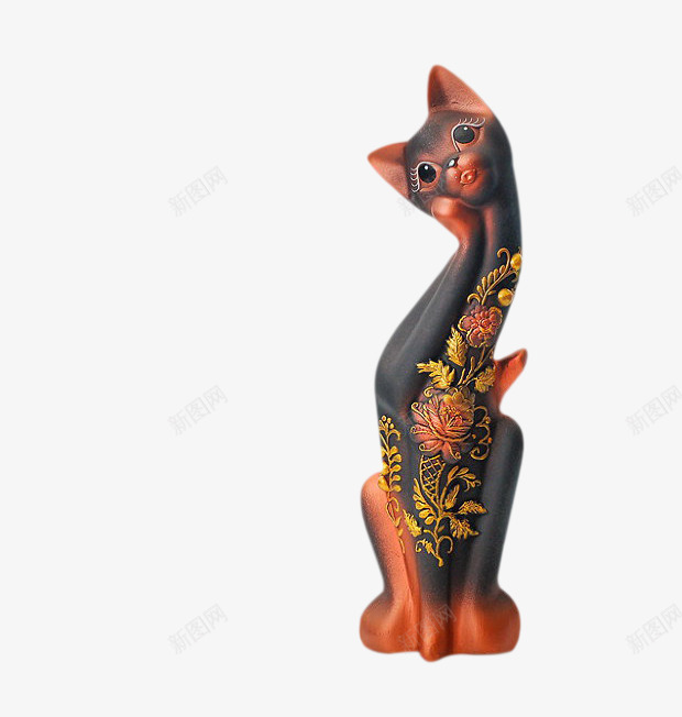 小猫家居摆件png免抠素材_88icon https://88icon.com 家居 小猫 摆件 装饰品