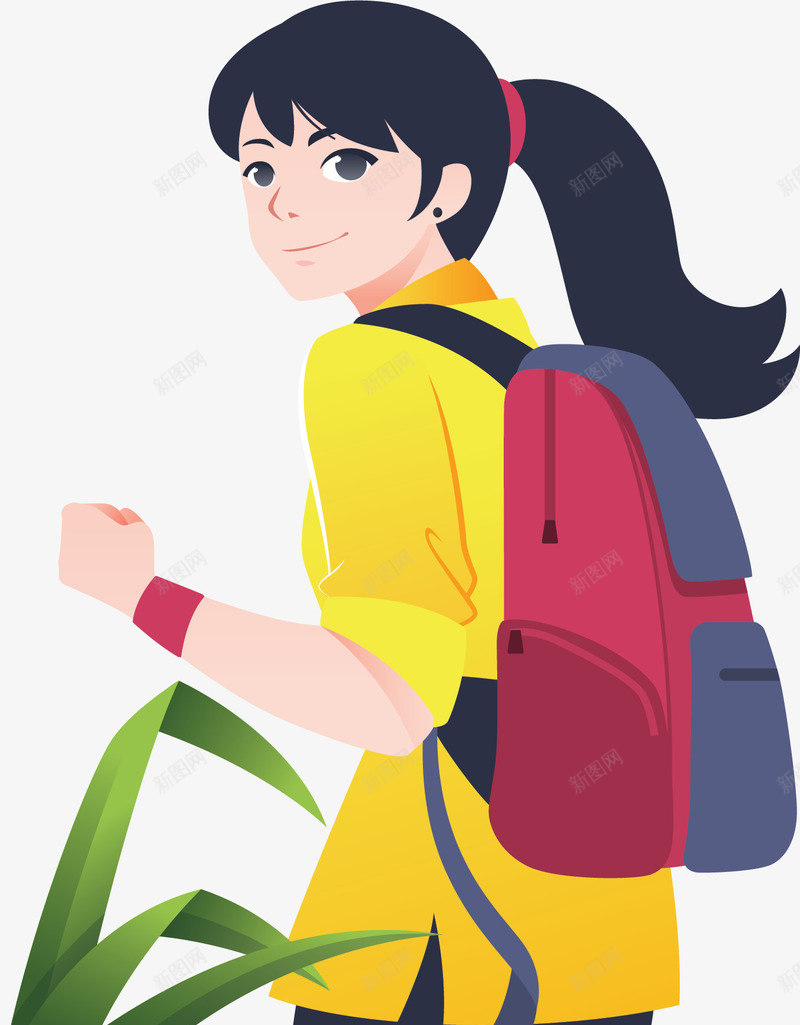 青春毕业旅游女孩矢量图ai免抠素材_88icon https://88icon.com 旅游 旅游女孩 旅游的人 毕业旅游 毕业旅行 矢量png 矢量图