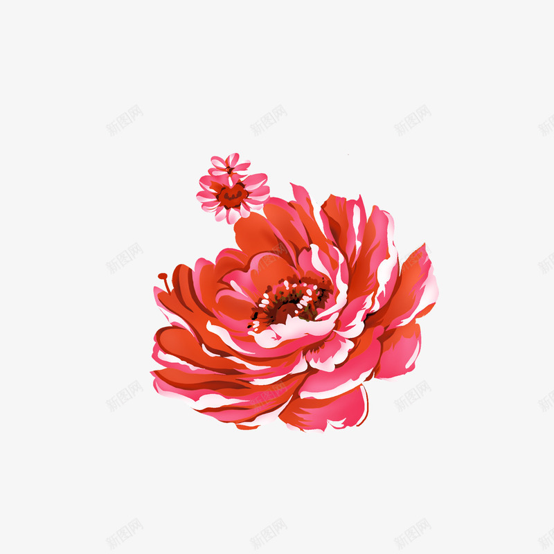 红色绚丽花瓣png免抠素材_88icon https://88icon.com 红色 红色花瓣 绚丽 花瓣