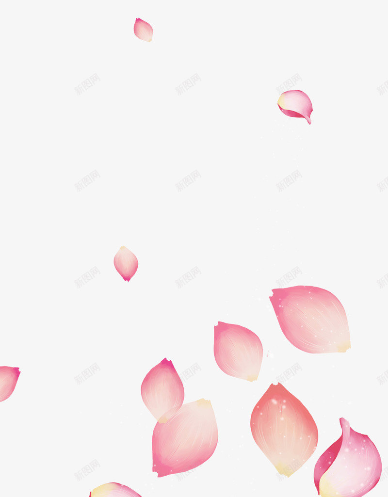 粉色玫瑰花花瓣图png免抠素材_88icon https://88icon.com 渐变花瓣 温馨花朵 粉色花朵 花瓣