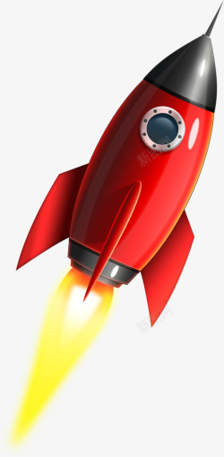 卡通飞船火箭火箭高清图片