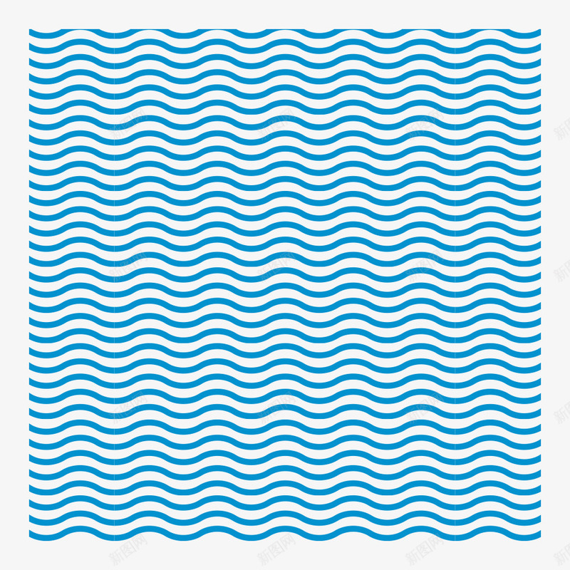 蓝色线条平铺背景矢量图ai免抠素材_88icon https://88icon.com 卡通 图案 大波浪 大波浪线条 平铺 弧形艺术波浪形图案 矢量图 纹理 线条 背景 蓝色 装饰
