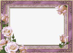 紫色画框精美画框高清图片